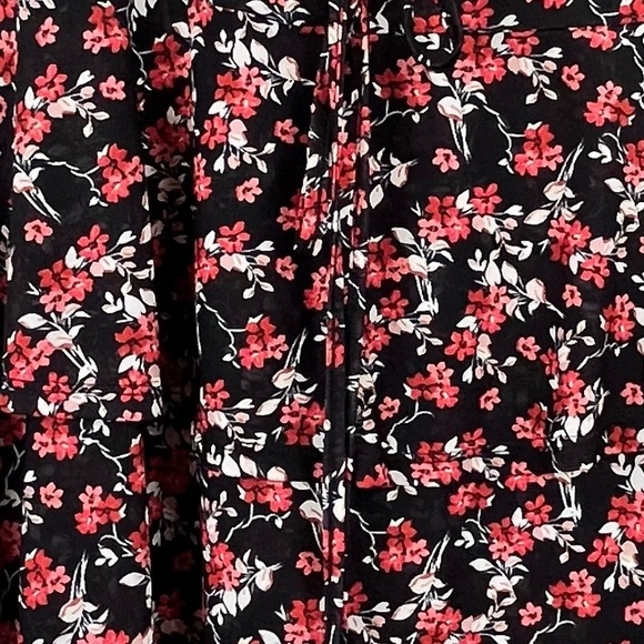 PERSEPTION CONCEPT Floral Blouse Top Ditzy Print Medium - Picture 15 of 16